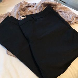 Merona black classic coupe dress pants. Size 14